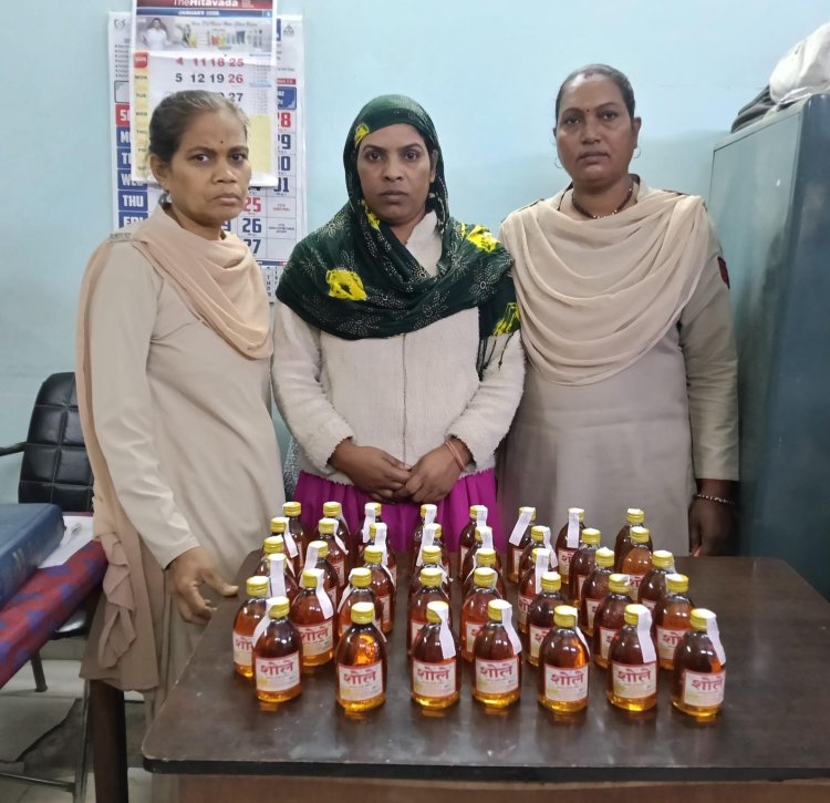 रायपुर पुलिस की कार्रवाई: अवैध शराब के साथ महिला गिरफ्तार