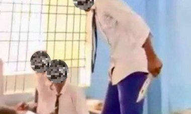 राजधानी के स्कूल में 'खौफ' का वायरल वीडियो: क्लासरूम में चाकू लहराते दिखे छात्र,पालकों में दहशत