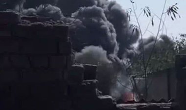 रायपुर: उरला इंडस्ट्रियल एरिया की तार फैक्ट्री में भीषण आग, 25 किमी दूर से दिखा धुएं का गुब्बार