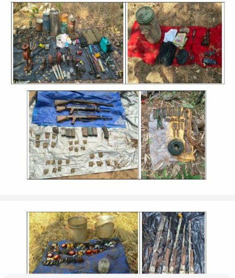 गरियाबंद पुलिस की बड़ी सफलता: नक्सलियों के 'हथियार कारखाने' का भंडाफोड़, भारी मात्रा में ऑटोमेटिक हथियार बरामद