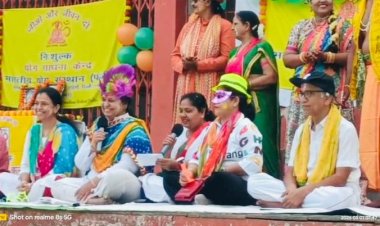 रायपुर:योग साधकों ने होली मिलन समारोह मनाया