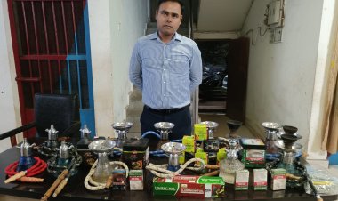 बिलासपुर: चकरभाठा पुलिस की बड़ी कार्रवाई, 'होटल शिवा इन' की छत पर चल रहे अवैध हुक्का बार पर छापा ...