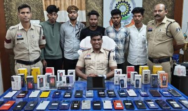 रायगढ़ पुलिस का बड़ा एक्शन: मोबाइल दुकान चोरी और बैंक लूट की साजिश रचने वाला अंतरराज्यीय गिरोह ध्वस्त, 6 गिरफ्तार