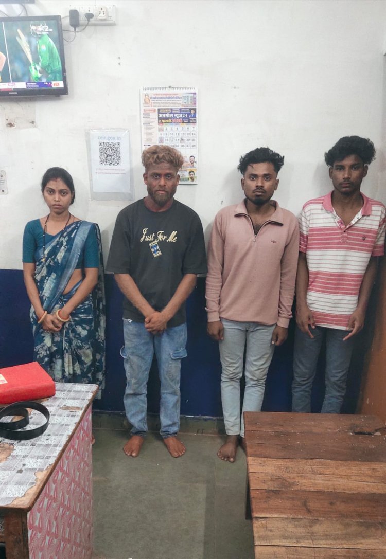 खरोरा पुलिस का बड़ा खुलासा: पत्नी ने ही प्रेमी के साथ मिलकर की थी पति की हत्या, 4 गिरफ्तार ...