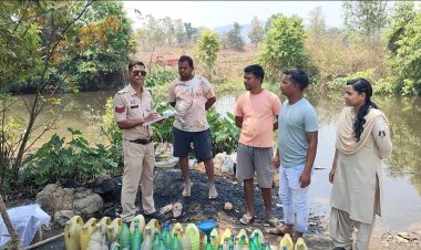 रायगढ़ पुलिस का "ऑपरेशन आघात": घरघोड़ा में नदी किनारे चल रही 8 अवैध भट्ठियां ध्वस्त, 190 लीटर शराब के साथ आरोपी गिरफ्तार ...