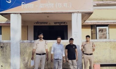 डौण्डीलोहारा पुलिस की बड़ी कार्रवाई: एसबीआई कियोस्क सेंटर में धोखाधड़ी करने वाले दो आरोपी 24 घंटे के भीतर गिरफ्तार ...