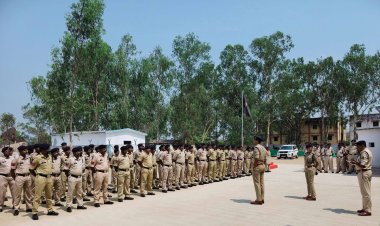 पुलिस अधीक्षक निखिल राखेचा ने किया पुलिस लाइन का वार्षिक निरीक्षण; व्यवस्थाओं को सराहा, बेहतर पुलिसिंग के दिए निर्देश