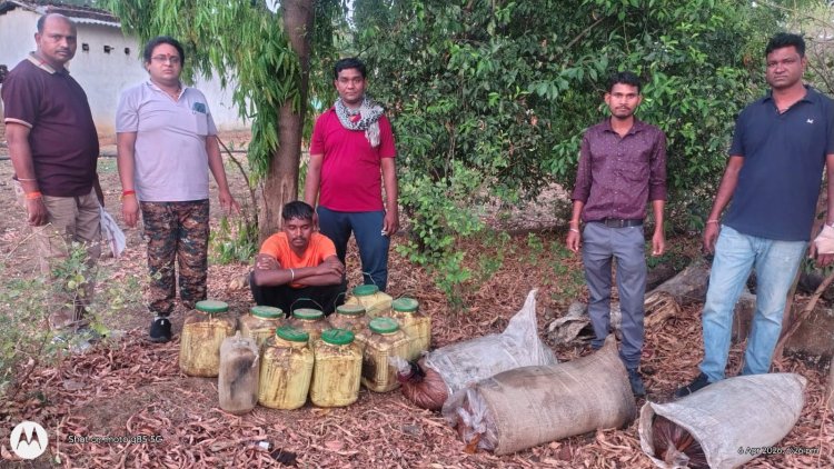 रतनपुर पुलिस की बड़ी कार्रवाई: 141 लीटर अवैध महुआ शराब के साथ कोचिया गिरफ्तार, भेजा गया जेल ...