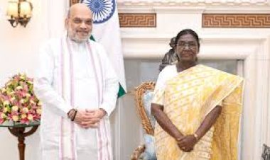 दिल्ली में सियासी हलचल: राष्ट्रपति मुर्मू से मिले अमित शाह, मोदी कैबिनेट में बड़े फेरबदल की अटकलें तेज