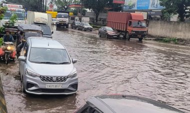 भारी बारिश से हुआ रायपुर-दुर्ग हाईवे जाम, जलभराव के कारण सिरसा गेट बंद, दुर्ग यातायात पुलिस ने जारी की एडवाइजरी