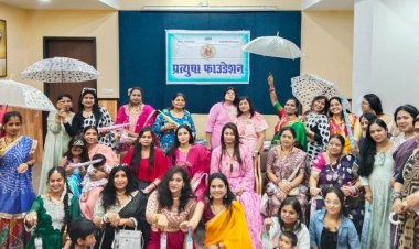 बॉलीवुड थीम पर 'वेलकम मानसून' कार्यक्रम: प्रत्युषा फाउंडेशन ने सजाई सुरमई शाम