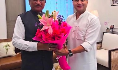 केंद्रीय संचार मंत्री श्री ज्योतिरादित्य सिंधिया से मुख्यमंत्री श्री साय ने की मुलाकात, प्रदेश में डिजिटल कनेक्टिविटी के विस्तार पर हुई विस्तृत चर्चा