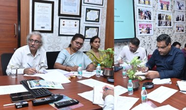 साइंस सिटी, रीजनल साइंस सेंटर, एआई गैलरी और साइंस पार्क परियोजनाओं की प्रगति की हुई समीक्षा