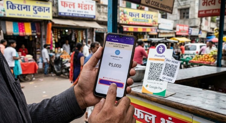 सावधान! UPI 'कलेक्ट रिक्वेस्ट' और 'QR कोड' बदलकर मिनटों में साफ हो रहे हैं खाते, जानें ठगों का नया पैंतरा