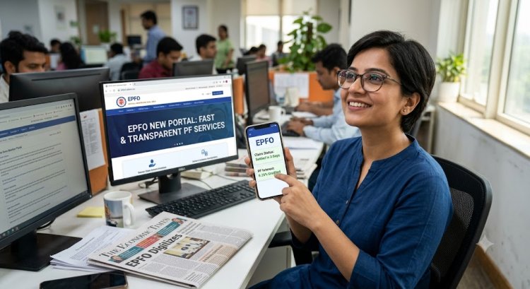 पीएफ खाताधारकों के लिए बड़ी खबर: EPFO ने लॉन्च किया नया डिजिटल पोर्टल; क्लेम सेटलमेंट और ब्याज ट्रैकिंग हुई और भी आसान!