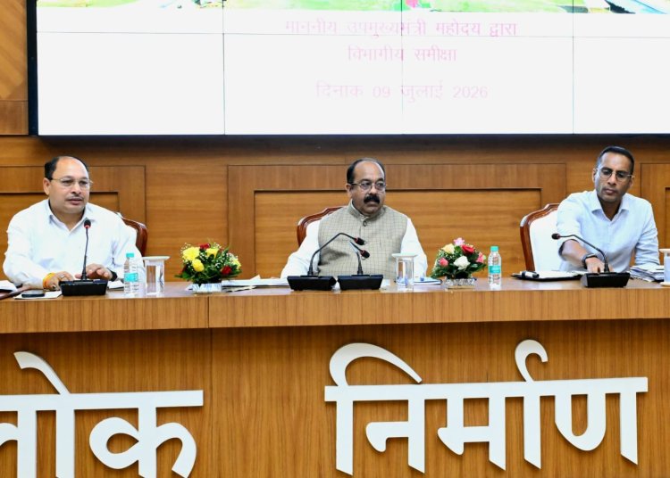 उप मुख्यमंत्री श्री अरुण साव ने लोक निर्माण विभाग की समीक्षा बैठक में दिए निर्देश -