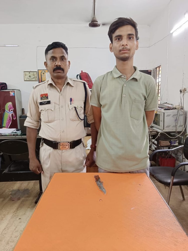 अवैध हथियार रखने वाले आरोपी शेख मस्युद्दीन उर्फ बिट्टू एवं निखिल चंदेल पुलिस की गिरफ्त में* ...