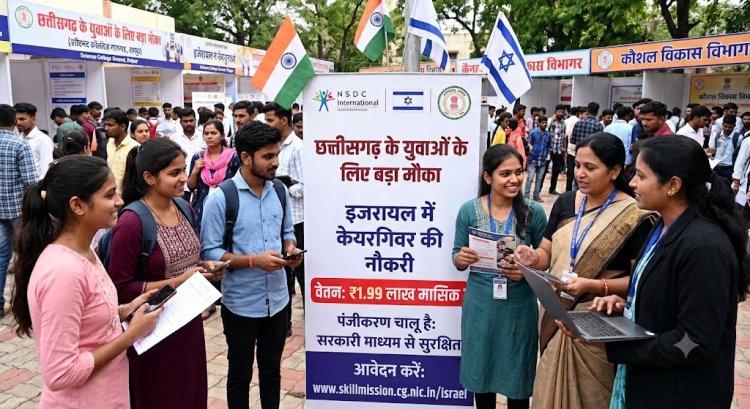 छत्तीसगढ़ के युवाओं के लिए बड़ा मौका, इजरायल में केयरगिवर की नौकरी के साथ पाएं ₹1.99 लाख मासिक वेतन!