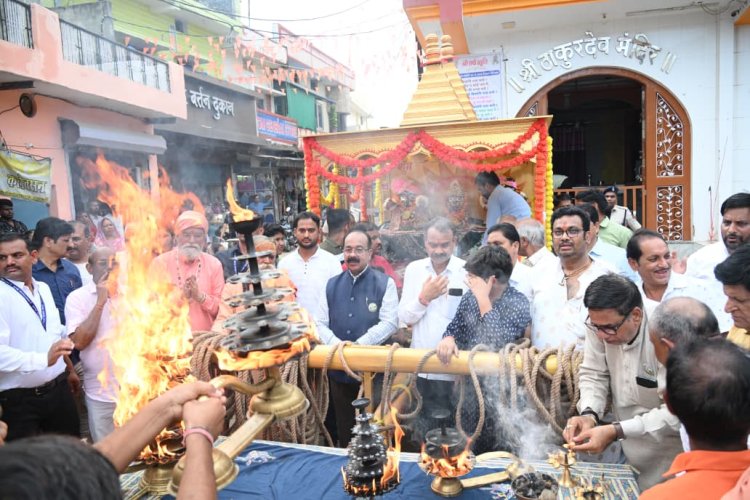 भगवान श्री जगन्नाथ से डिप्टी सीएम अरुण साव ने छत्तीसगढ़ की सुख-समृद्धि और खुशहाली के लिए की मंगलकामना