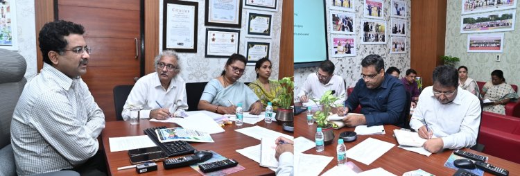 साइंस सिटी, रीजनल साइंस सेंटर, एआई गैलरी और साइंस पार्क परियोजनाओं की प्रगति की हुई समीक्षा