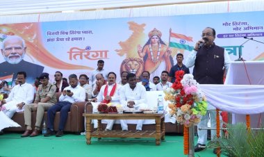 उप मुख्यमंत्री श्री अरुण साव ने बहुउद्देशीय मिनी स्टेडियम और इनडोर हॉल का किया लोकार्पण