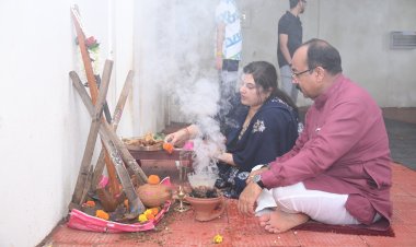 उप मुख्यमंत्री अरुण साव ने पारंपरिक तरीके से मनाया हरेली पर्व, प्रदेशवासियों को दी बधाई