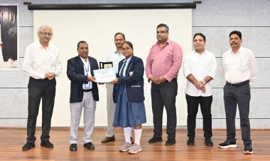 राष्ट्रीय अंतरिक्ष दिवस पर रायपुर की छात्रा ने जीता प्रथम पुरस्कार