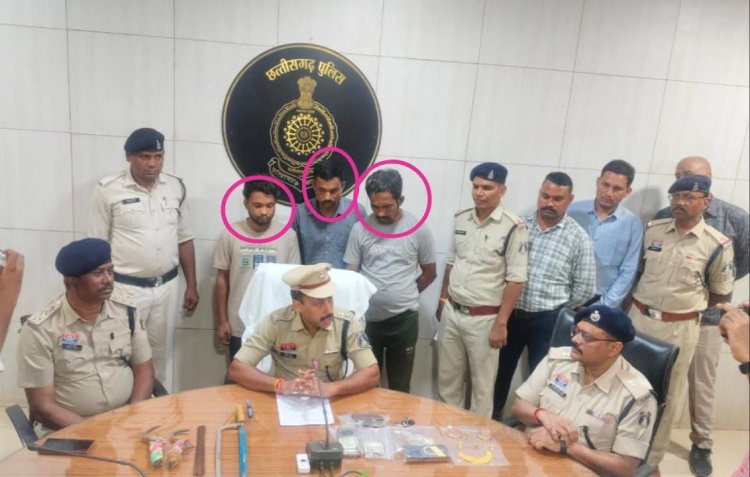 बेमेतरा पुलिस की बड़ी कार्रवाई: 13.70 लाख रुपये के मशरूका के साथ शातिर चोर गिरोह का पर्दाफाश, 5 गिरफ्तार