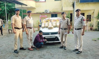 अंतरराज्यीय गांजा तस्करी का भंडाफोड़: माना कैंप पुलिस ने 21 किलो से अधिक गांजा और कार के साथ आरोपी को किया गिरफ्तार