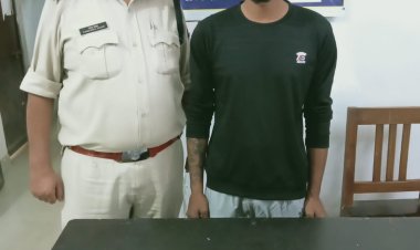 रायपुर में बटनदार चाकू के साथ आरोपी गिरफ्तार, हत्या के प्रयास के पुराने मामले में भी था फरार